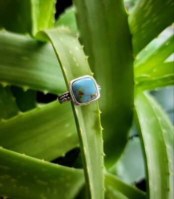 Square Cut Boho Ring