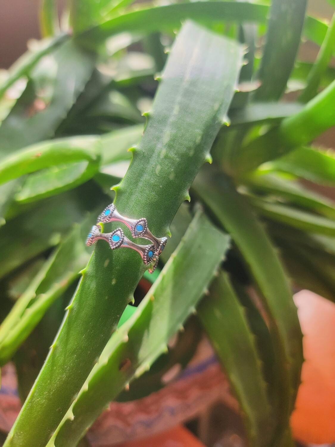 Turquoise Eye Ring