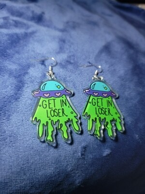 UFO Get in Loser Earrings