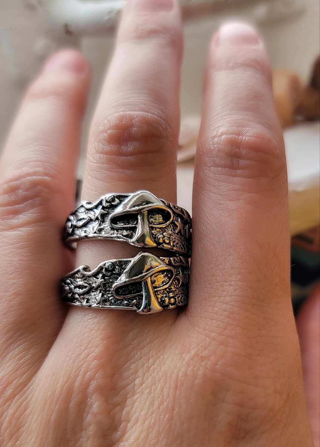 Mushroom Stars Ring