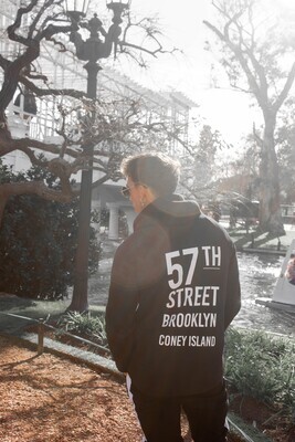 Hoodie Oversize NY Negro