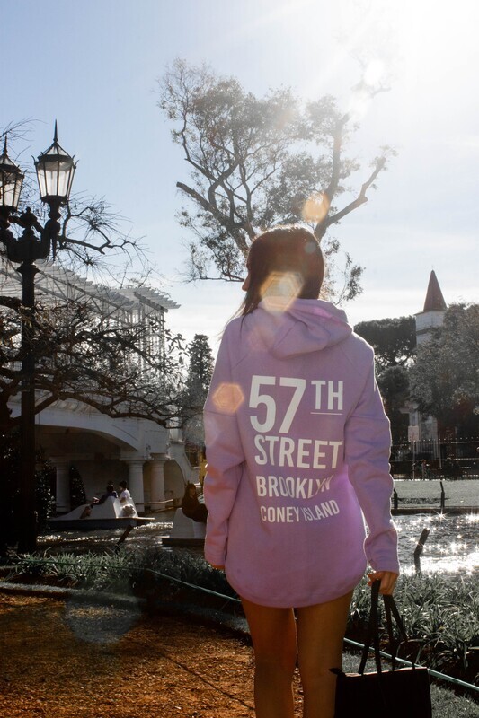 Hoodie Oversize NY Lila