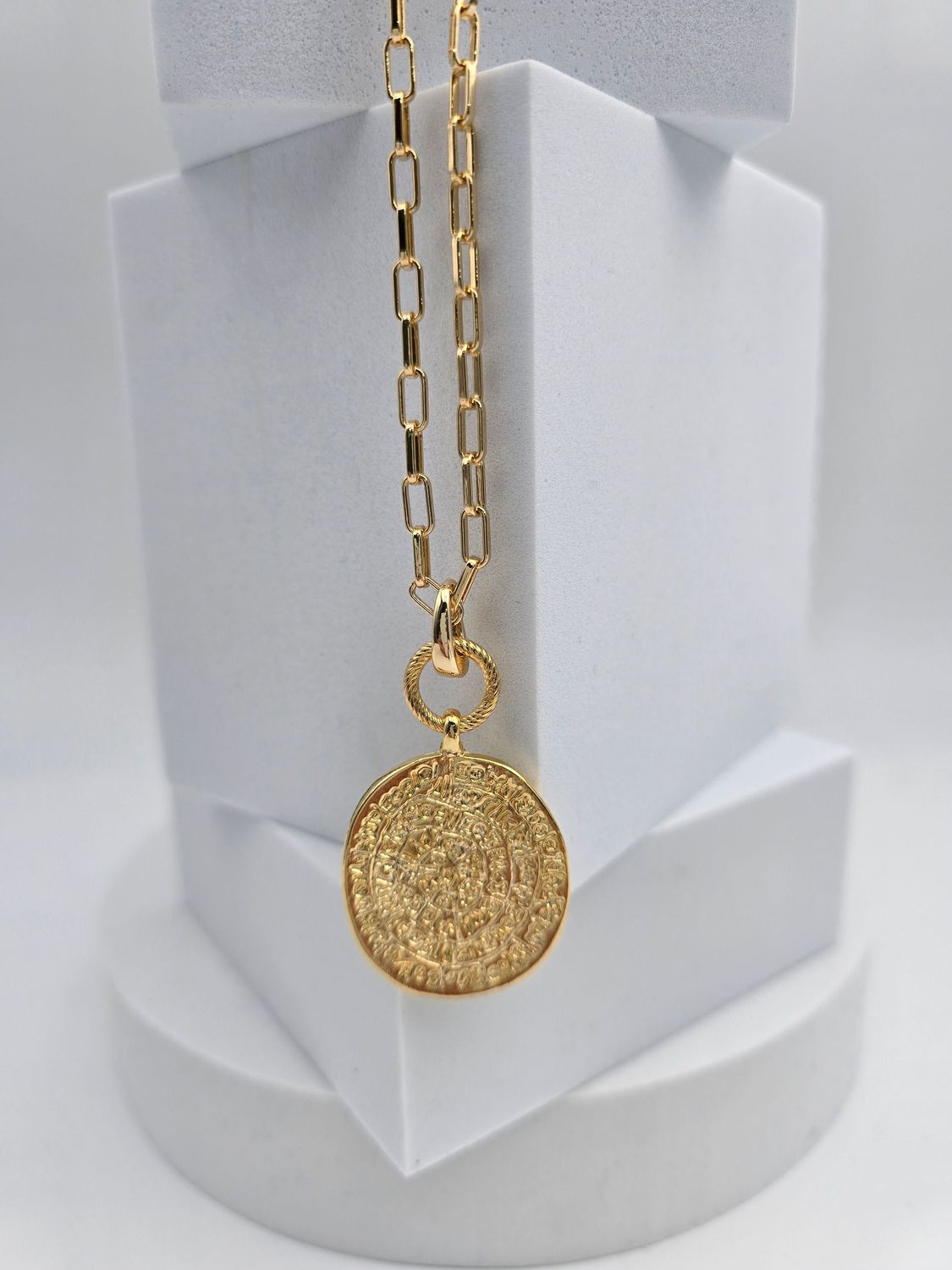 Gliederkette "Kerstin" mit Anhänger "Sophia"
