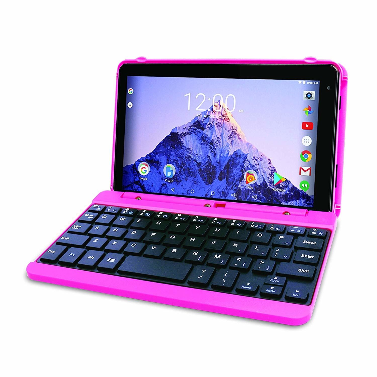 USAGE - LIKE NEW - RCA Voyager Pro 7 ECRAN DE 7 POUCES 16GB Tablet Avec Clavier Keyboard Case Android 6.0 (Marshmallow Rose)