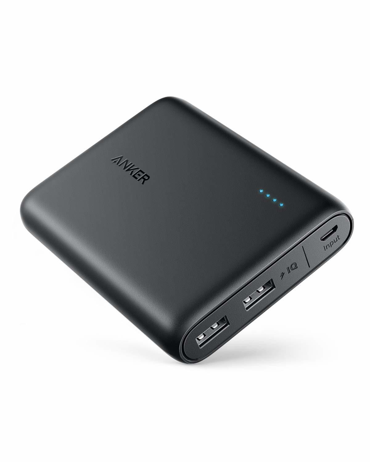 Anker PowerCore 13000, Compact 13000mAh 2-Port Ultra-Portable Phone Charger Power Bank with PowerIQ and VoltageBoost Technology for iPhone, iPad, Samsung Galaxy -