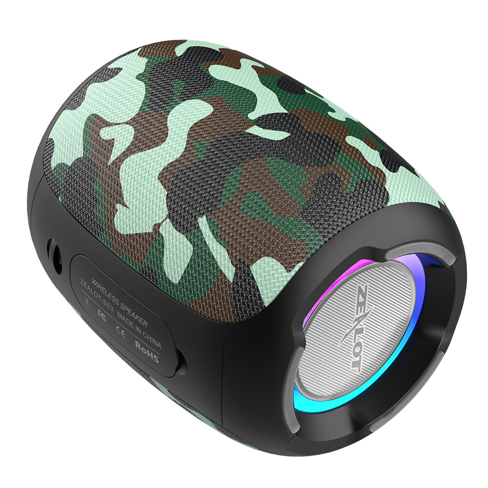 Portable Bluetooth Speaker FM Outdoor IPX6 Waterproof Speaker