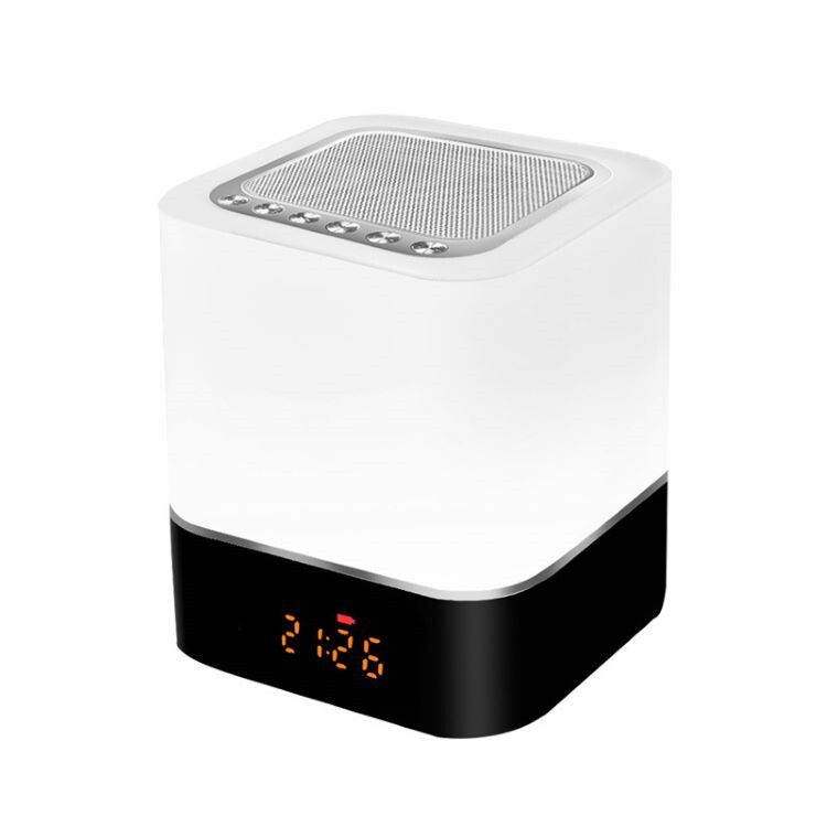 Touch Led Colorful Light Digital Alarm Clock Wireless Hifi Speaker