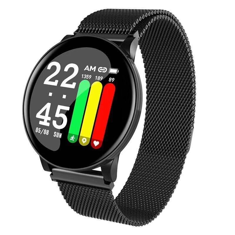 Men Heart Rate Blood Pressure Monitor Waterproof Smart Sport Watch