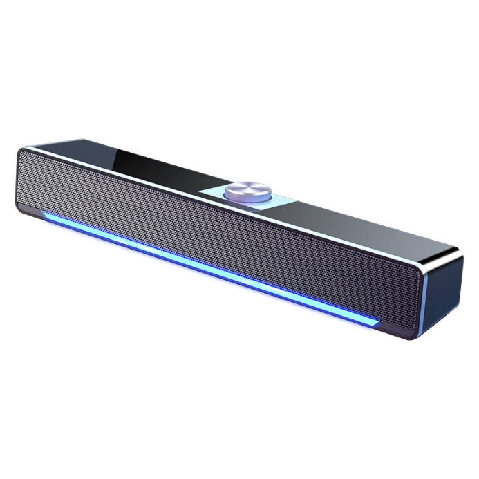 USB Wired Computer Speaker Bar Stereo Subwoofer Powerful Music Player