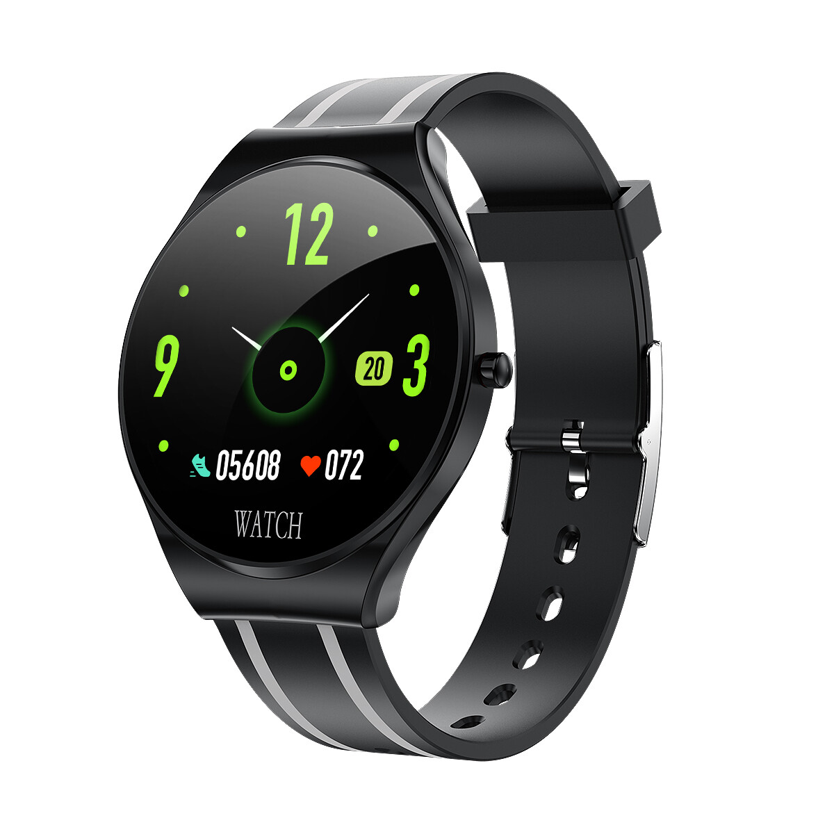 Sports Silicone Strap for Running Watch Waterproof Smartwatch