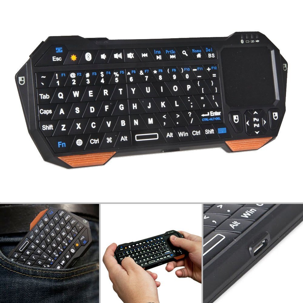 Mini Clavier Keyboard avec Trackpad Controller Touchpad Smartphone, Tablet, etc. - ShopEasy