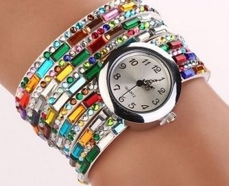 Bracelet Montre Watch Multi Color - LES COULEURS PEUVENT VARIER