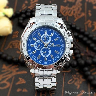 ORLANDO BLEU MONTRE POUR HOMME - MEN WATCH - EMBALLAGE PLASTIQUE