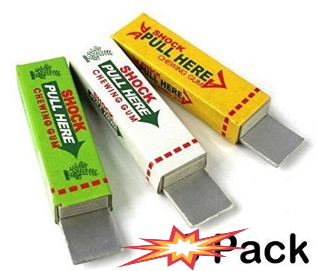 Chewing Gum Electrifiant pour Farceur & Blagueur - Electric Shock Chewing Gum