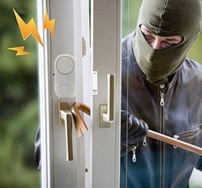 Alarme Porte &amp; Fenetres / Door &amp; Window Alarm avec Battery GRATUITE