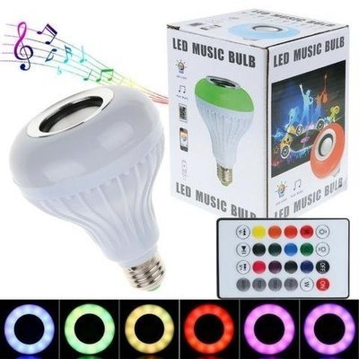 Smart Ampoule Speaker Bluetooth NON RECHARGEABLE Music Bluetooth LED Light Buld