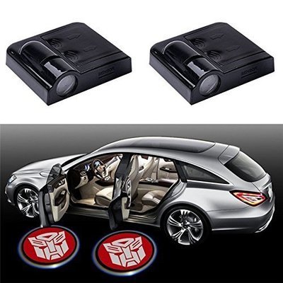 TRANSFORMERS Autobots Logo Projecteur LED Autocollant UNIVERSELLE Embleme - 3 Battery AAA NON INCLUS - Car Design Projector Laser  OEM247