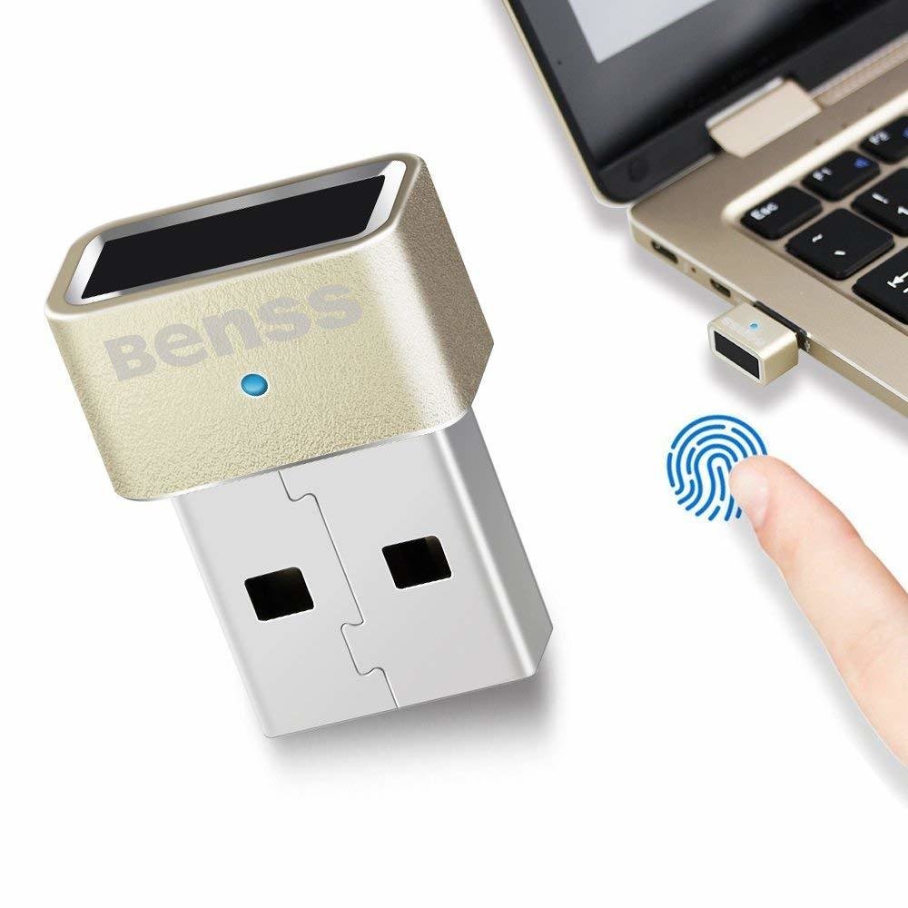 Access USB Lecteur Emprinte Digitale Windows 7, 8 & 10 Fingerprint USB Security Key Multi Finger - 360 Degree Touch Biometric Fingerprint Scanner PC Laptop Security Key .