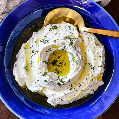 Classic Labneh Garlic Dip