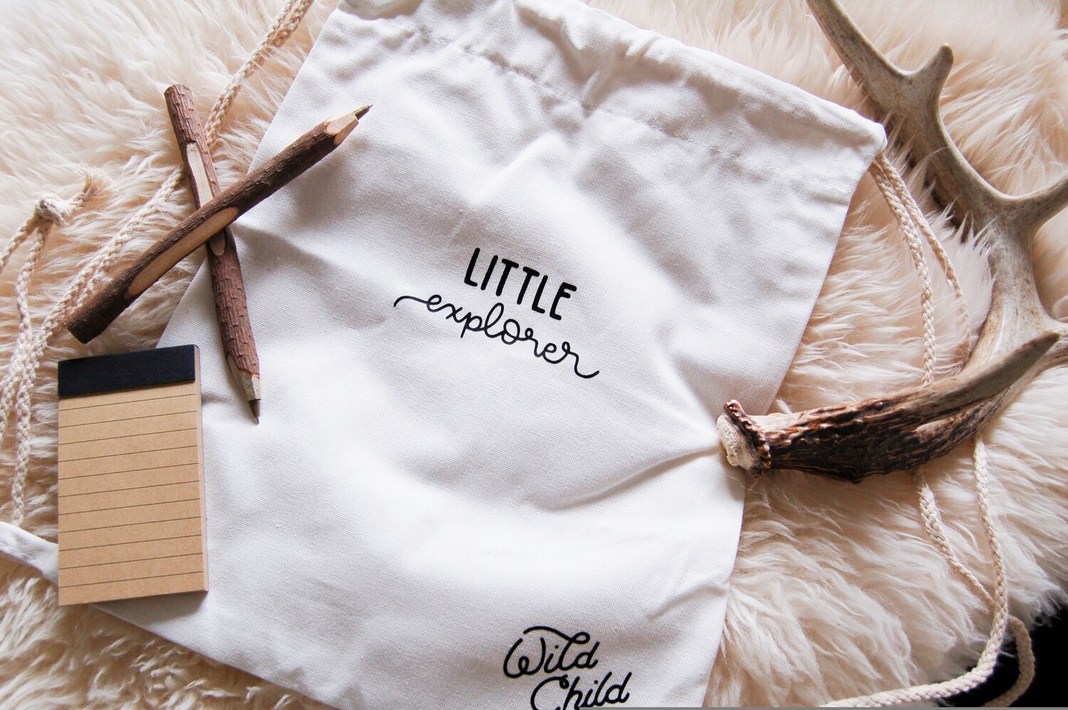 Little explorer canvas backpack