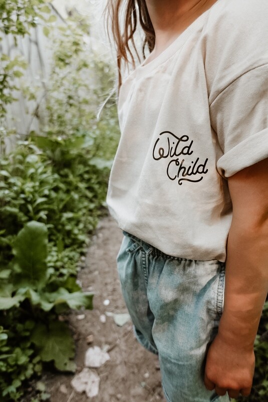 Wild and free big Kids T-shirt