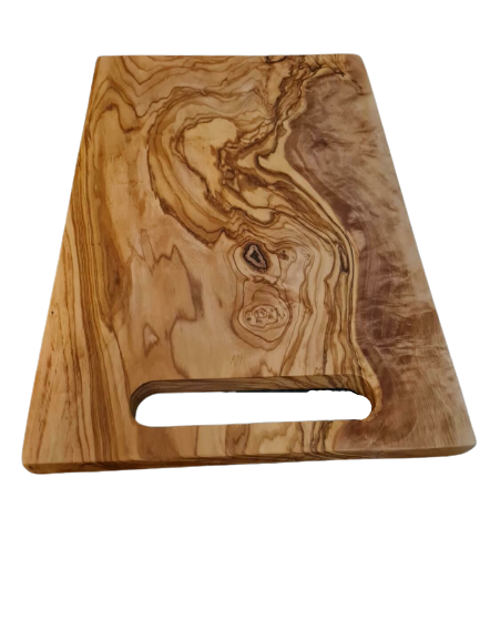 Cutting board with integrated handle