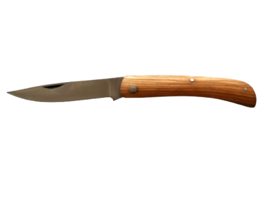 Couteaux pliants "Cotellerie d'oC" avec manche en bois d'olivier 