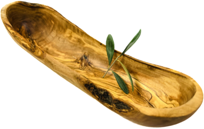 Gondole à pain / baguette en bois d'olivier artisanale (sans aucun traitement)