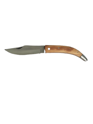 Couteaux pliants 3 "coutellerie D'oC"' avec manche en bois d'olivier 