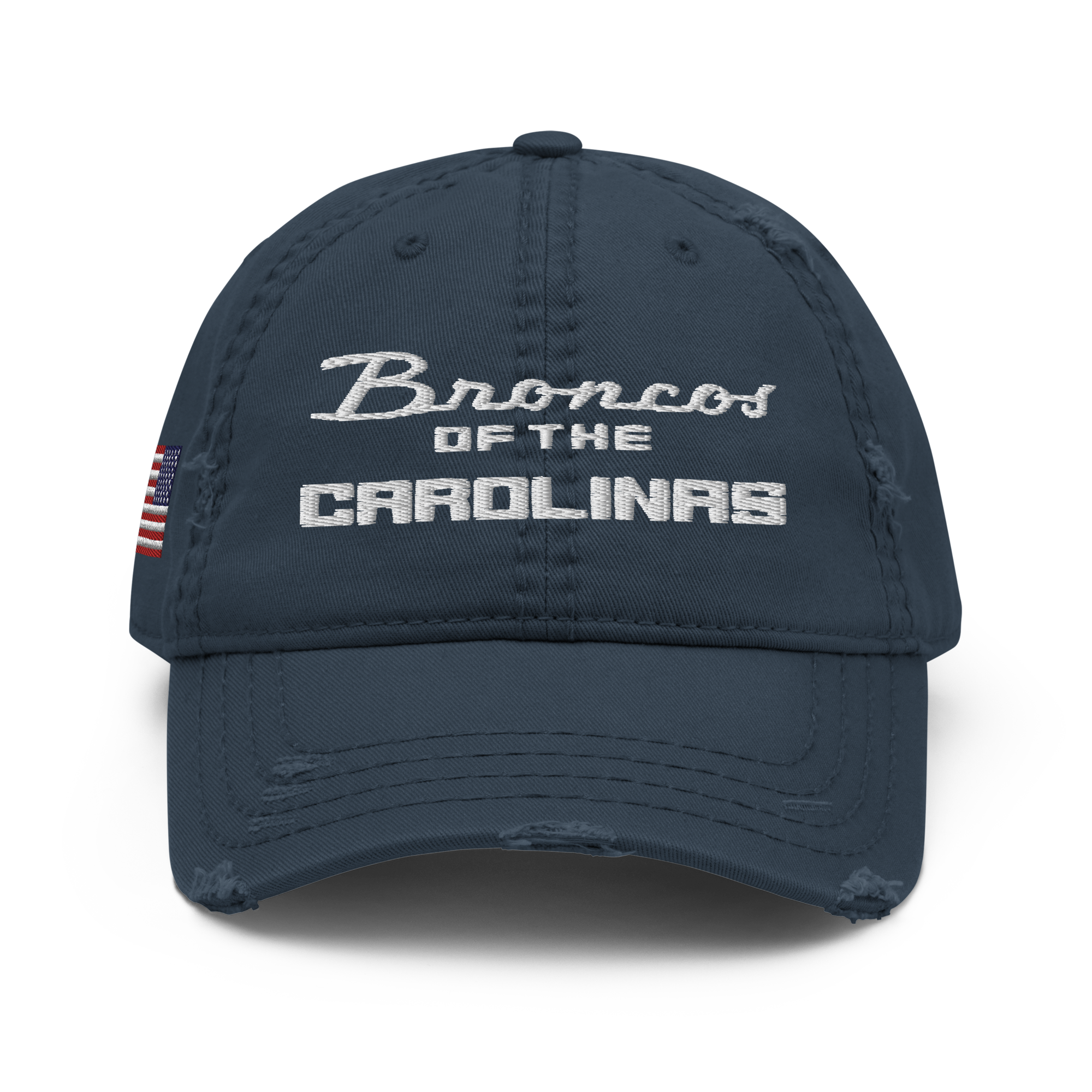 Bronco Club Distressed Dad Hat