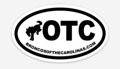 Bronco Club Bumper Sticker