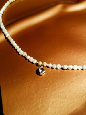 Theia Mother Of Pearl Necklace