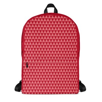 Red design Backpack 