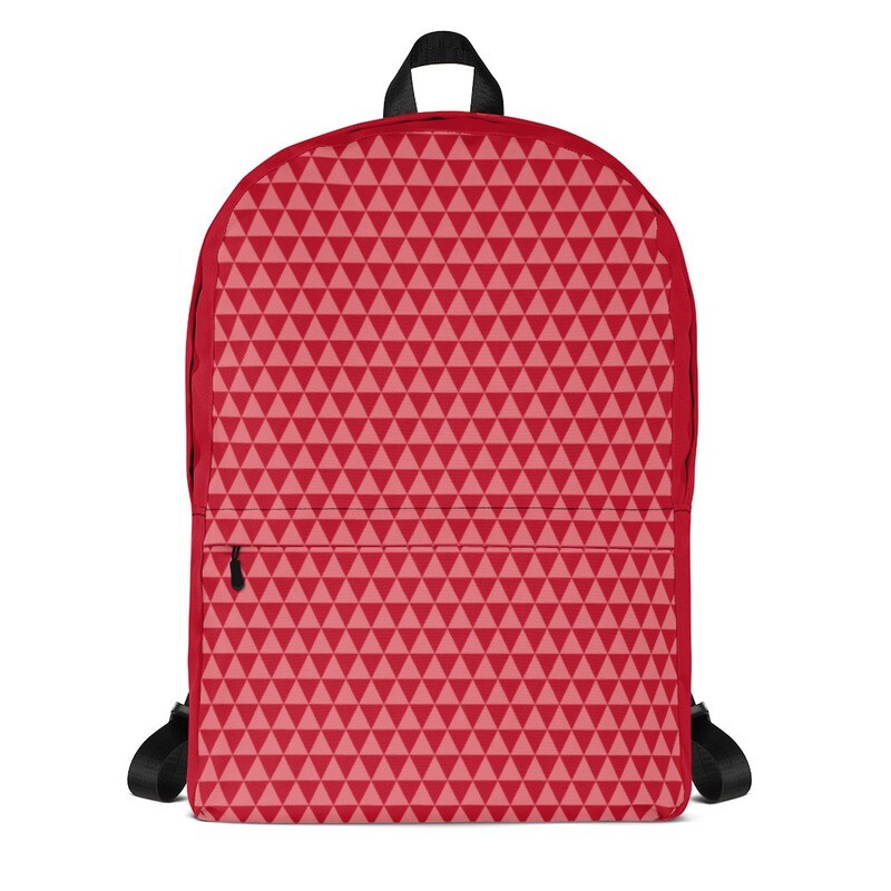 Red design Backpack 