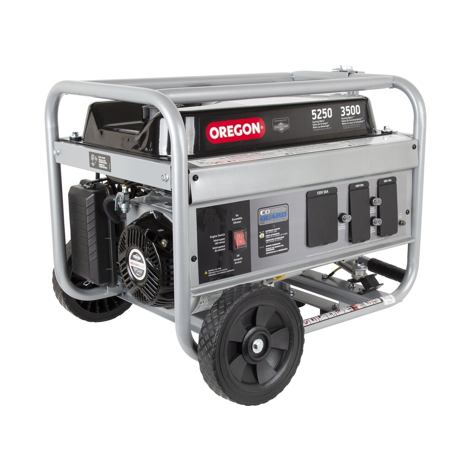 Oregon 3500W Portable Generator- Powered by Briggs & Stratton