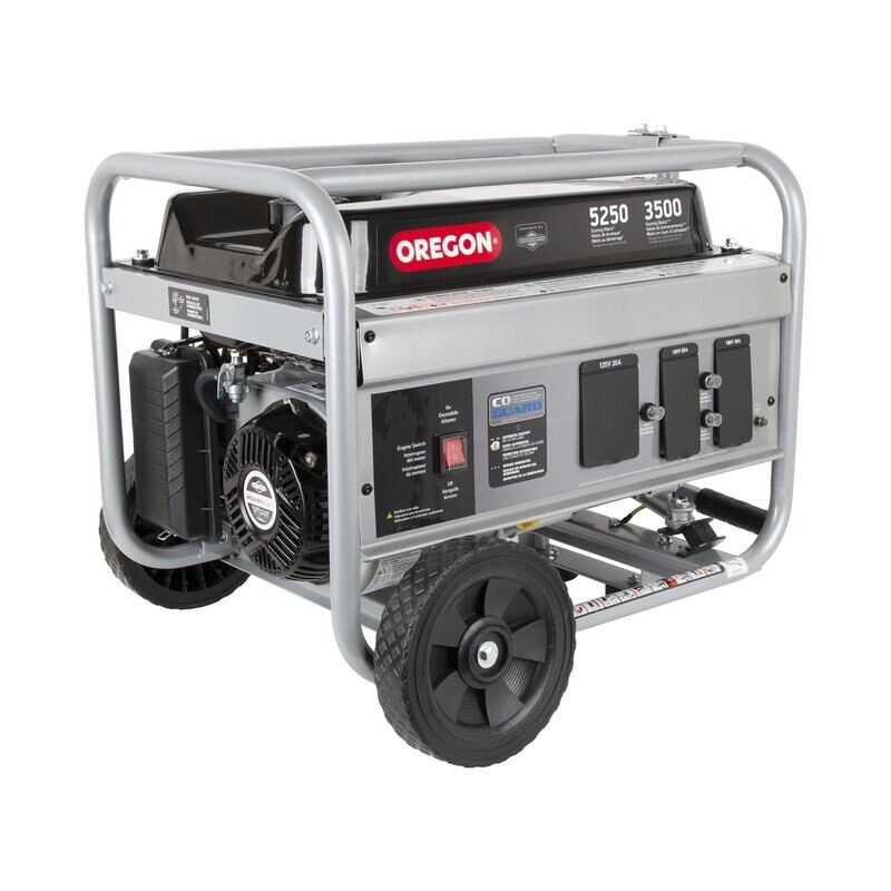 Oregon 3500W Portable Generator- Powered by Briggs &amp; Stratton