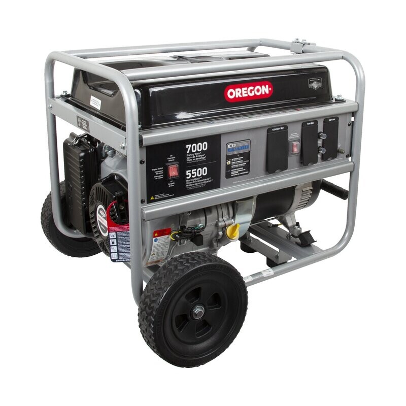 Oregon 5500W Portable Generator- Powered by Briggs &amp; Stratton