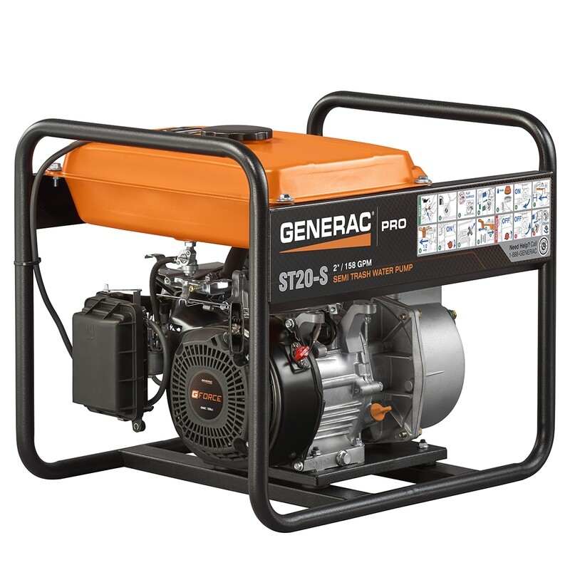 Generac ST20-S 2"Semi-Trash Water Pump (6919)