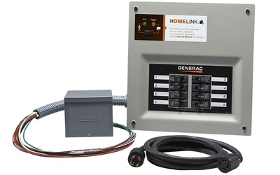 Generac 6853 Homelink 30A Upgradeable Manual Transfer Switch