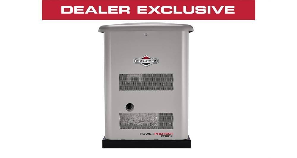 *Dealer Exclusive* Briggs &amp; Stratton 40669 12KW Power Protect DX Standby Generator-10 Year Warranty