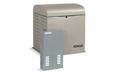 Kohler 12KW RESVL Standby Generator with 100Amp 12 Circuit Load Center Transfer Switch