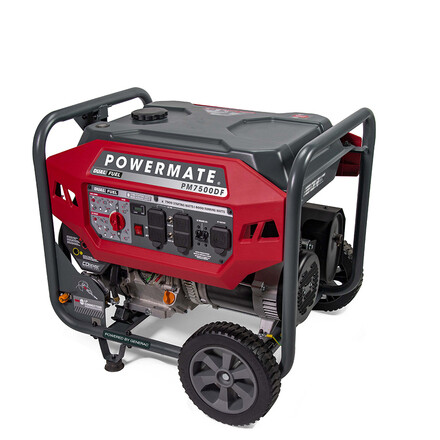 Powermate PM7500DF - 6000 Watt Dual Fuel Portable Generator w/ CO-SENSE™ P0081800