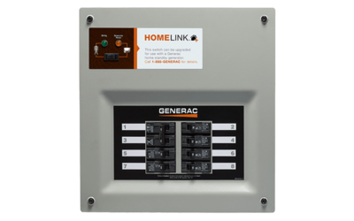 Generac 6854 Homelink 30A Upgradeable Manual Transfer Switch