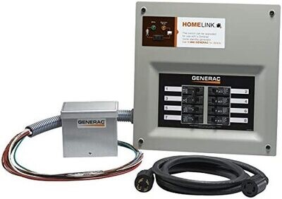 Generac 6854 Homelink 30A Upgradeable Manual Transfer Switch