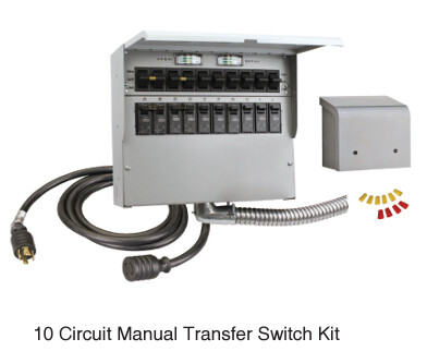 Kohler 10 Circuit Manual Transfer Switch Kit 37 755 07-S