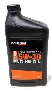 Generac OEM 5W-30 Synthetic Oil (1 quart)