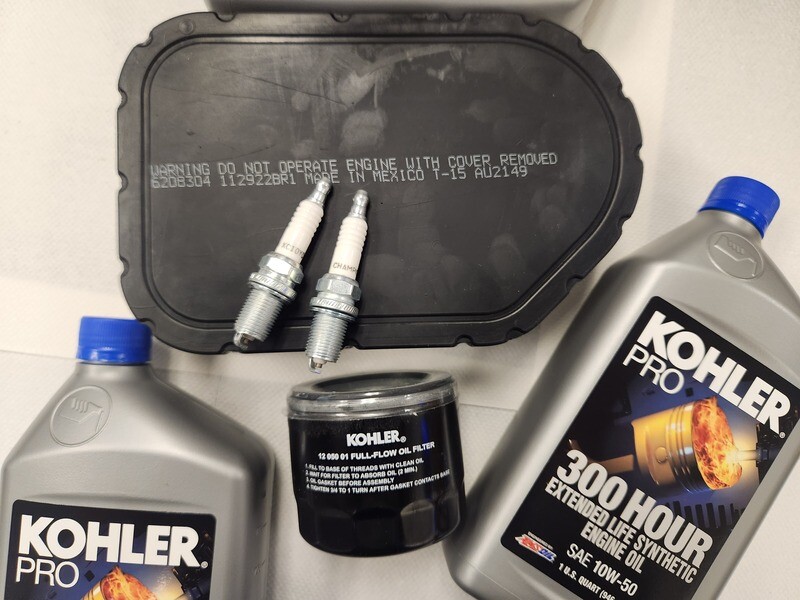 Kohler GM119128 Maintenance Kit For 26RCA (10W-50 Synthetic Oil - 300-Hour)