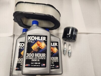 Kohler GM119128 Maintenance Kit For 26RCA (10W-50 Synthetic Oil - 300-Hour)
