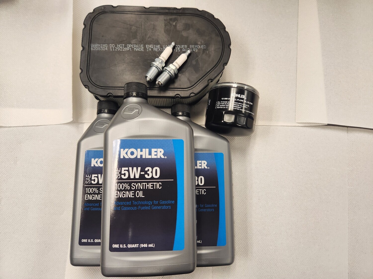 Kohler GM119129 Maintenance Kit For 26RCA (5W-30 Synthetic Oil - 100-Hour)