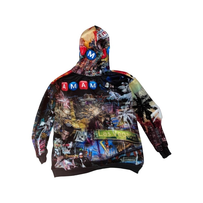 AmKessee AMAM pullover hoodie Vegas/Cali design